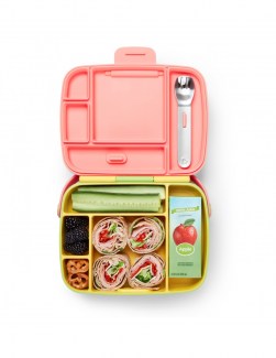 Τα παιδιά προσχολικής ηλικίας μπορούν να γίνουν πολύ απαιτητικά για οτιδήποτε - ειδικά για το φαγητό. Το Lunch Bento Box με κουταλοπήρουνα θα σας σώσει από πολλούς μπελάδες σχετικά με το φαγητό. Σχεδιασμένο για μικρές μερίδες και μικρά χεράκια, το παιδικ